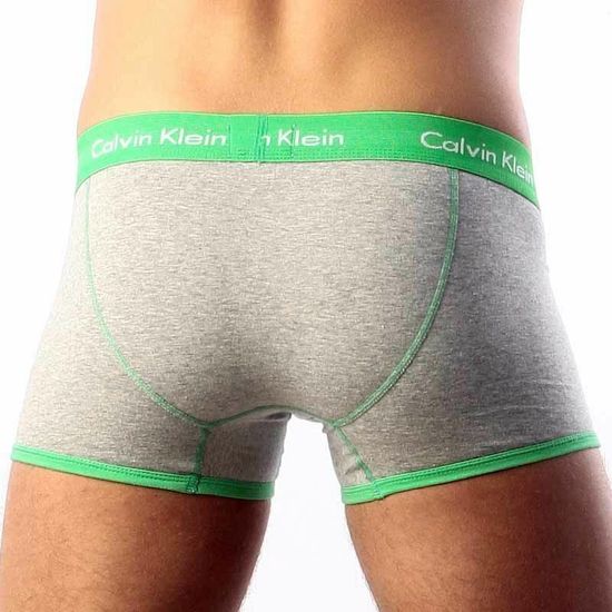 Мужские трусы боксеры Calvin Klein 365 Grey Green