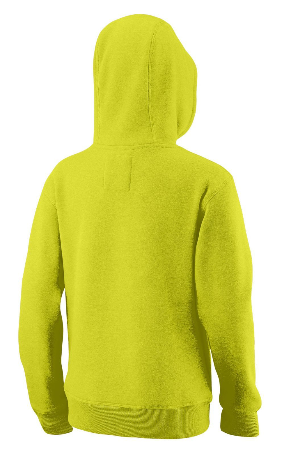 Кофта для мальчика теннисная Wilson Script Cotton PO Hoody - sulphur spring/blue coral
