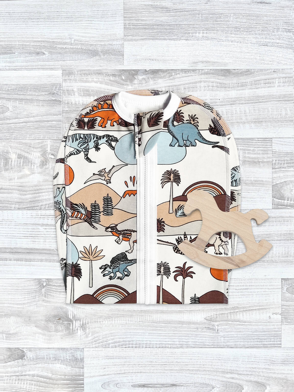 Пелёнка-кокон Mjölk Dinoworld, уценка