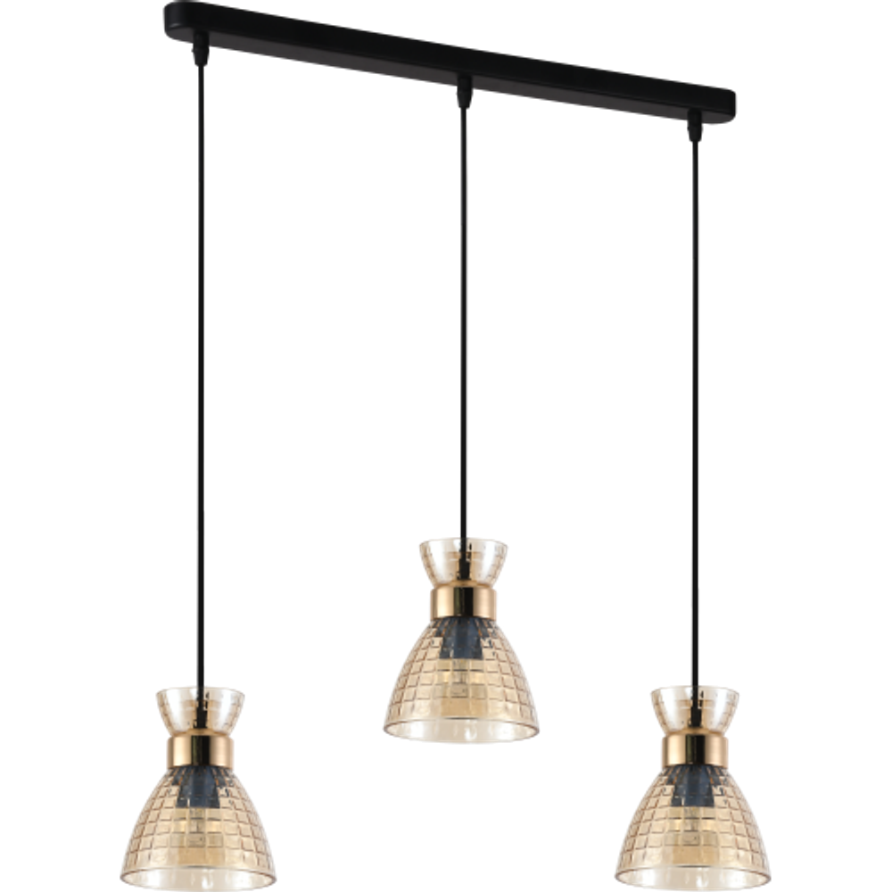 Светильник подвесной (подвес) Rivoli Iris 9186-203 3хЕ27 60 Вт модерн | Rivoli