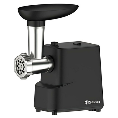 Мясорубка электрическая SA-6429BK, 1500Вт, реверс, черная