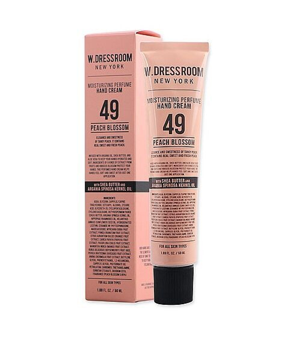 Крем для рук W.Dressroom  Moisturizing Perfume Hand Cream 49 Peach