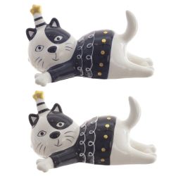 GAEM Фигурка декоративная "Кот", L12 W8 H7,5 см, 2в.