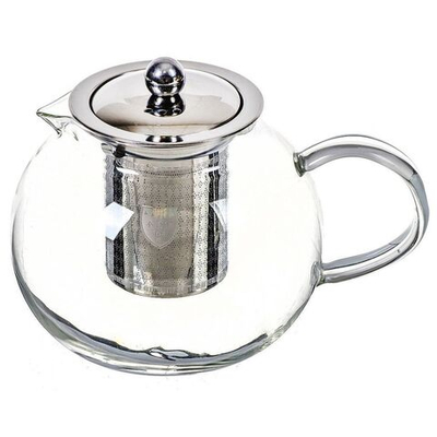 Чайник заварочный стекло, 1 л, с ситечком, Y4-3825