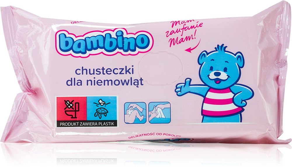 Bambino нежные влажные салфетки для детей Baby Wet Wipes
