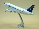 Модель самолета SJ-NEW (М1:100, Иркут с винглетами)