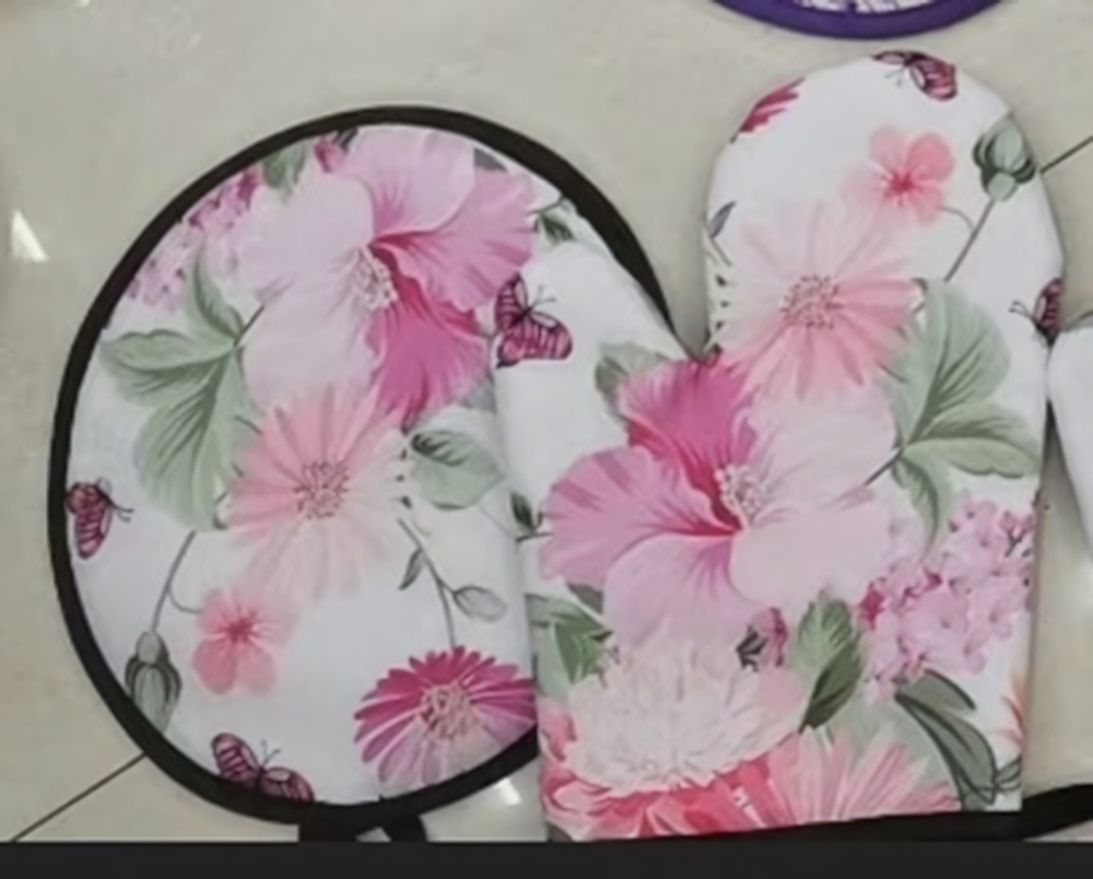 Прихватка в наборе варежкой «FLEUR»