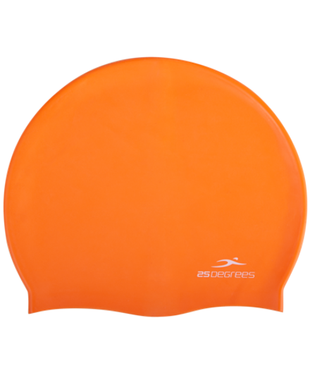 Шапочка для плавания Nuance Orange, силикон, детский