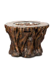 Стол-камин газовый Wood Trunk, Ø88 см, Сlifton