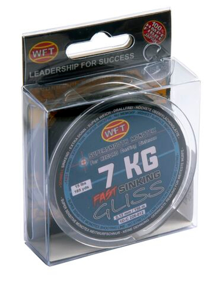 Шнур плетёный WFT KG GLISS SINKING Black 150/012
