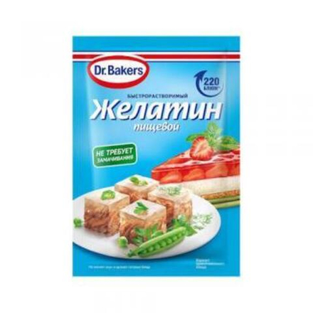Желатин быстрорастворимый Dr Bakers 30 гр