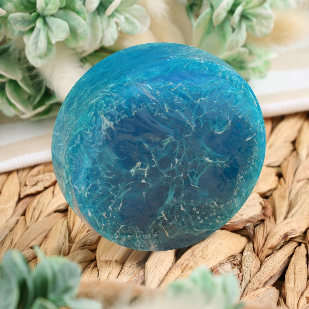 Массажное мыло с люффой «Спа с водорослями» - 100 гр.