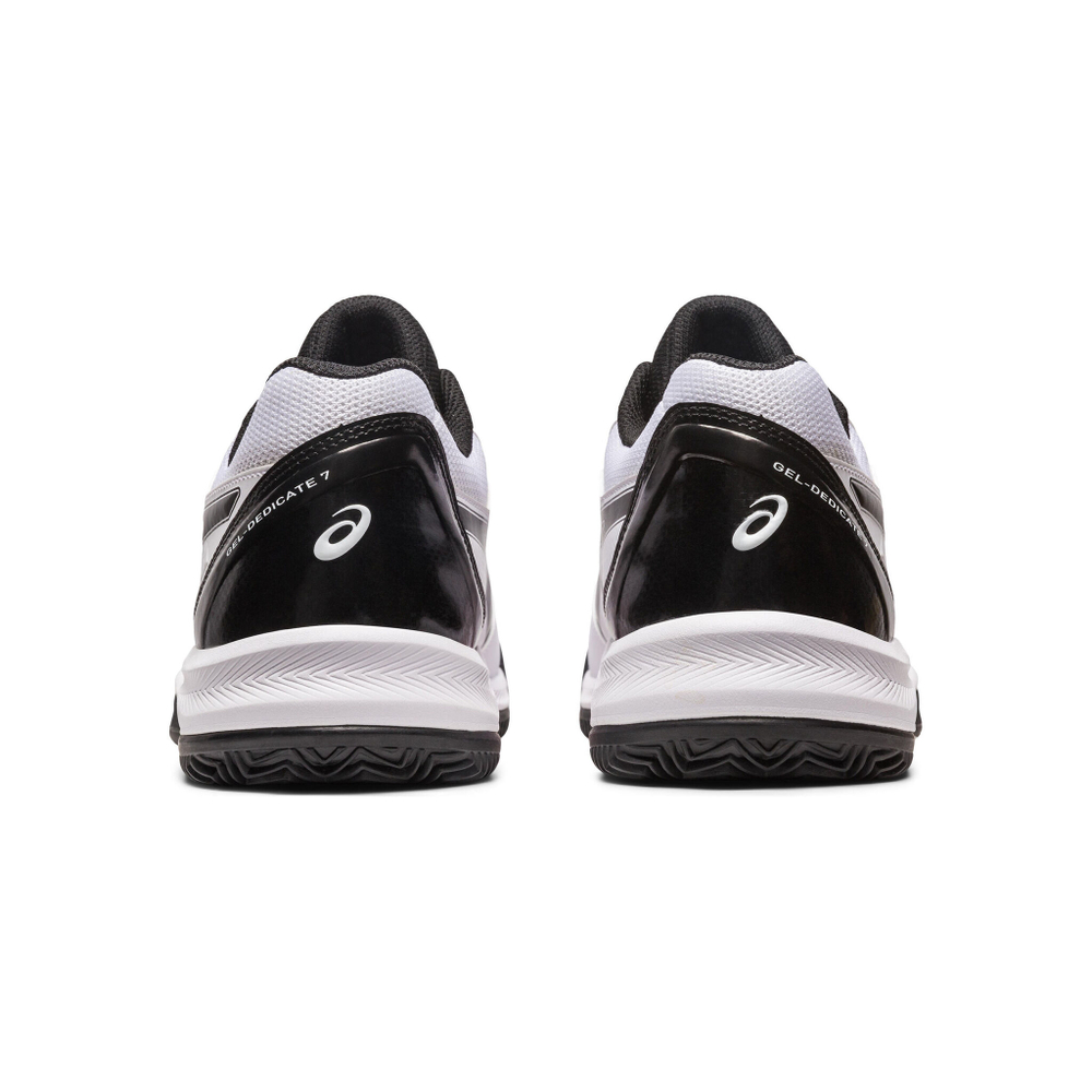 Мужские теннисные кроссовки ASICS Gel-Dedicate 7 CLAY Clay Court Shoe Men - White, Black