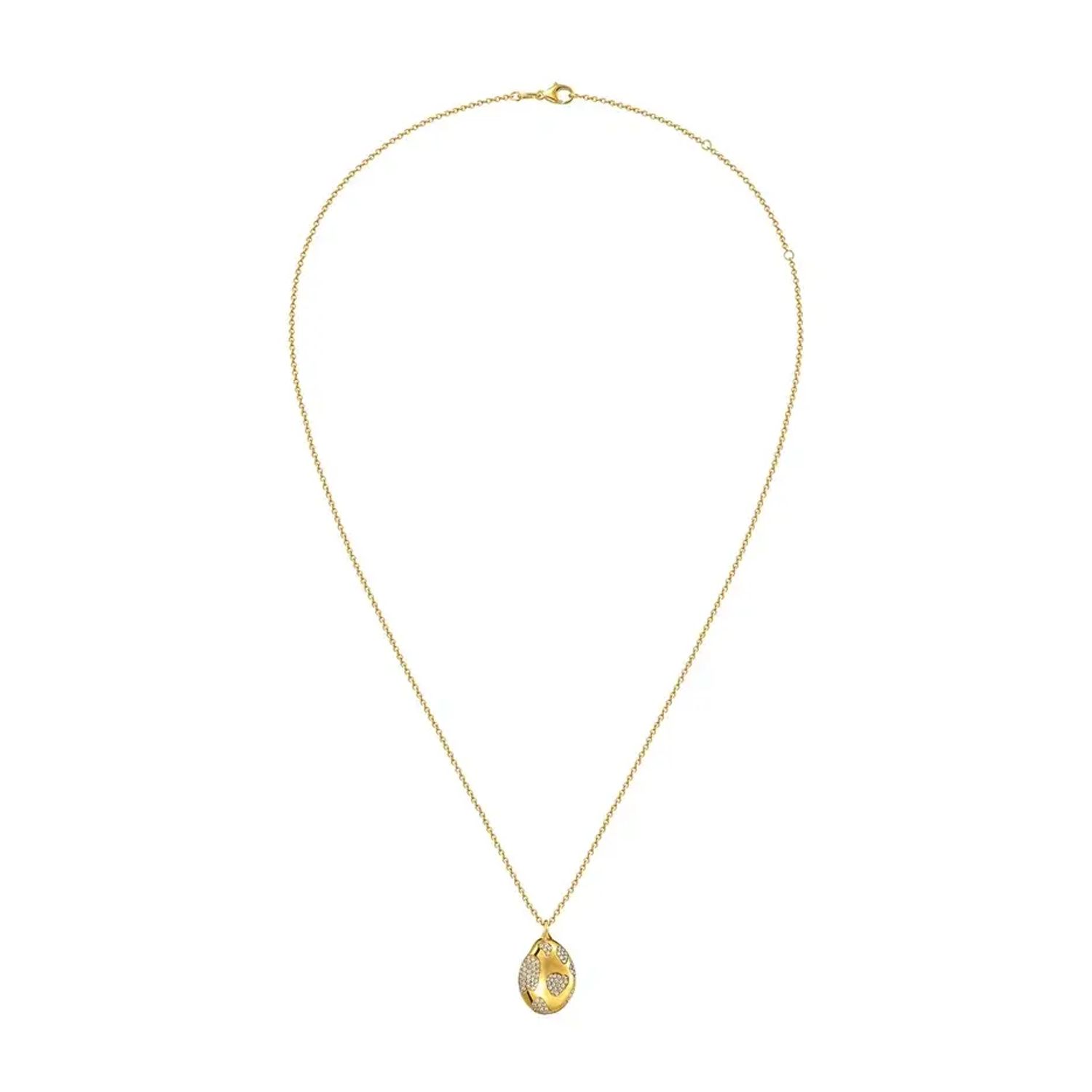 Колье Mini Mushroom Cap Necklace - Gold