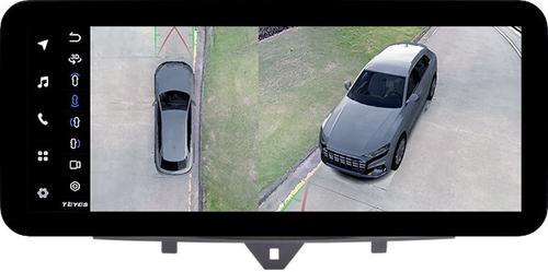 Магнитола для Smart ForTwo W451 2010-2015 - Teyes LUX ONE 360 монитор 12.3" 2K QLED на Android 10, Быстрая, CarPlay, 4G SIM-слот, 4 камеры в комплекте