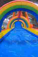 Водная горка с бассейном «Тропические выходные», 11*4*5 м