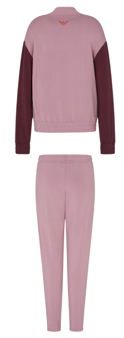 Женский теннисный костюм EA7 Tennis Pro - dusty orchid/bordeau