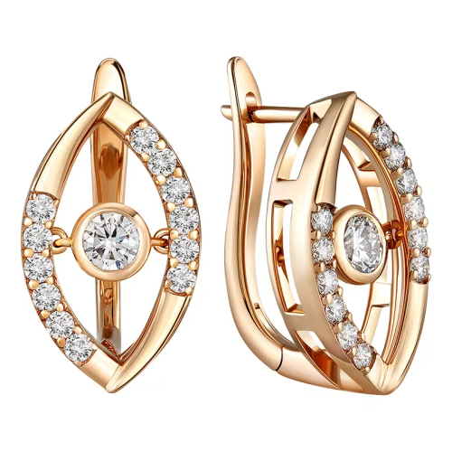 Серьги  1.628 ct