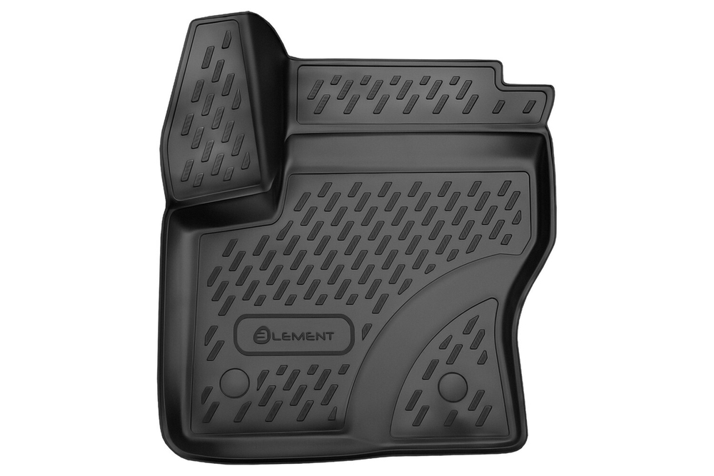 Коврики в салон для FORD Kuga (II, IIр) 2013-2016, 2017-2019, Передний левый, 1шт. (полиуретан) арт.CARFRD00009K.FL