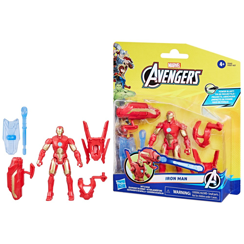 Hasbro Marvel Avengers - Фигурка Iron Man 10 см F9342