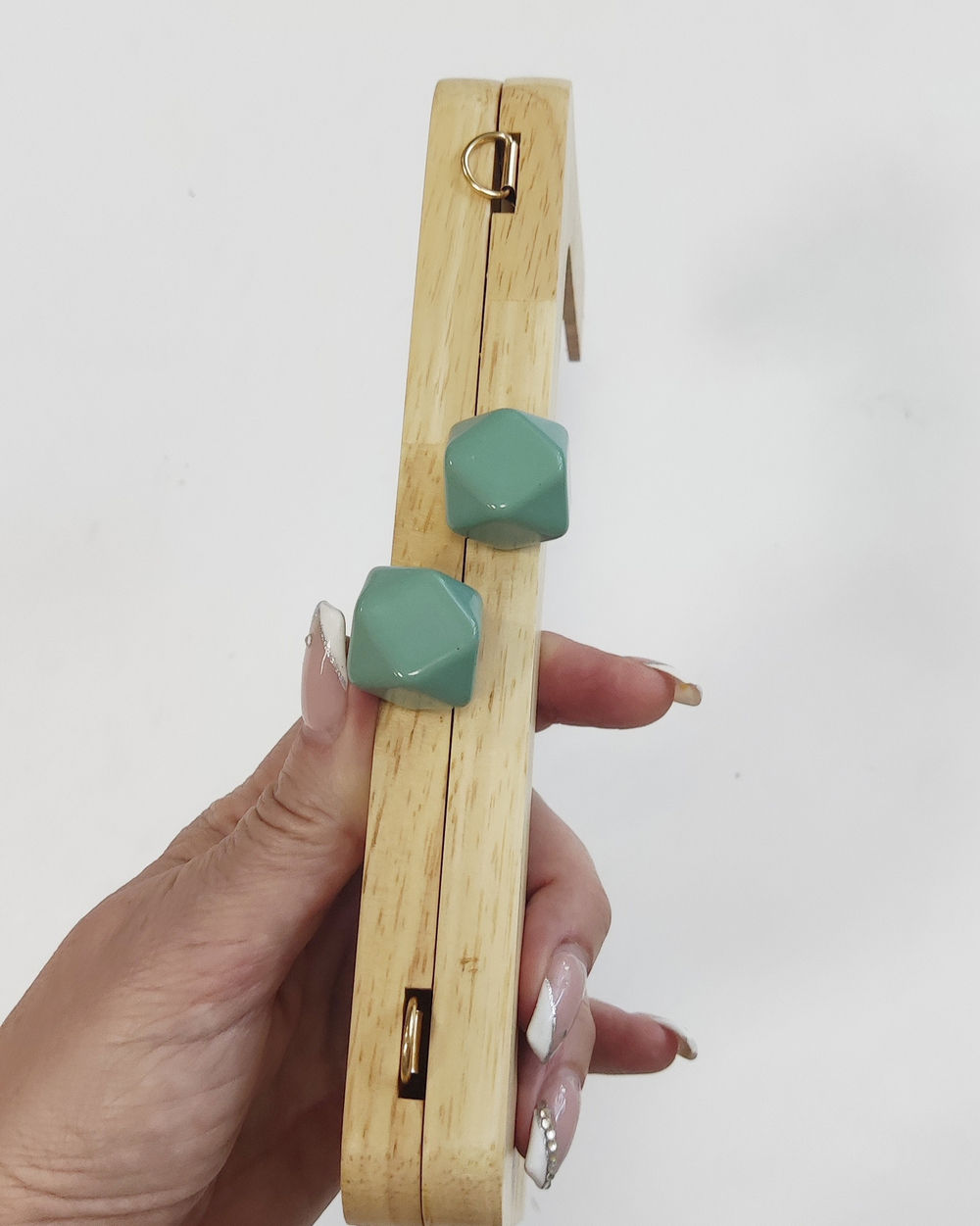 Фермуар деревянный Бежевый