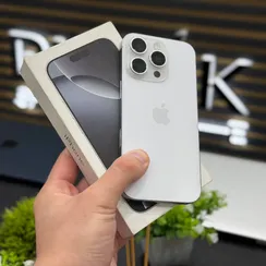 Б/У Телефон Apple iPhone 16 Pro 128Gb White Titanium 90% (LCPVP4VVD4)
