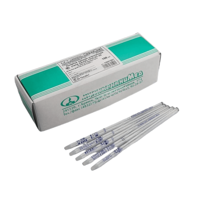 Пипетка прямая стеклянная (типа САЛИ) ППС-01-20 ТУ 9464-013-52876351-2014, МиниМедПром, уп. 100шт/ кор.800 шт