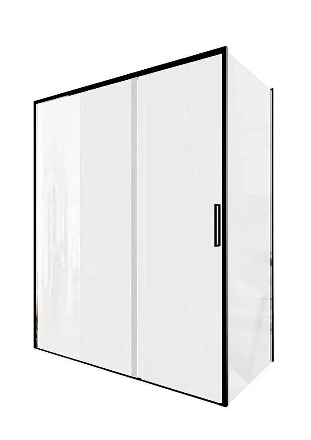 Душевой уголок Aquanet Pleasure Evo 140х80 AE65-140x80-BT стекло прозрачное/профиль черный