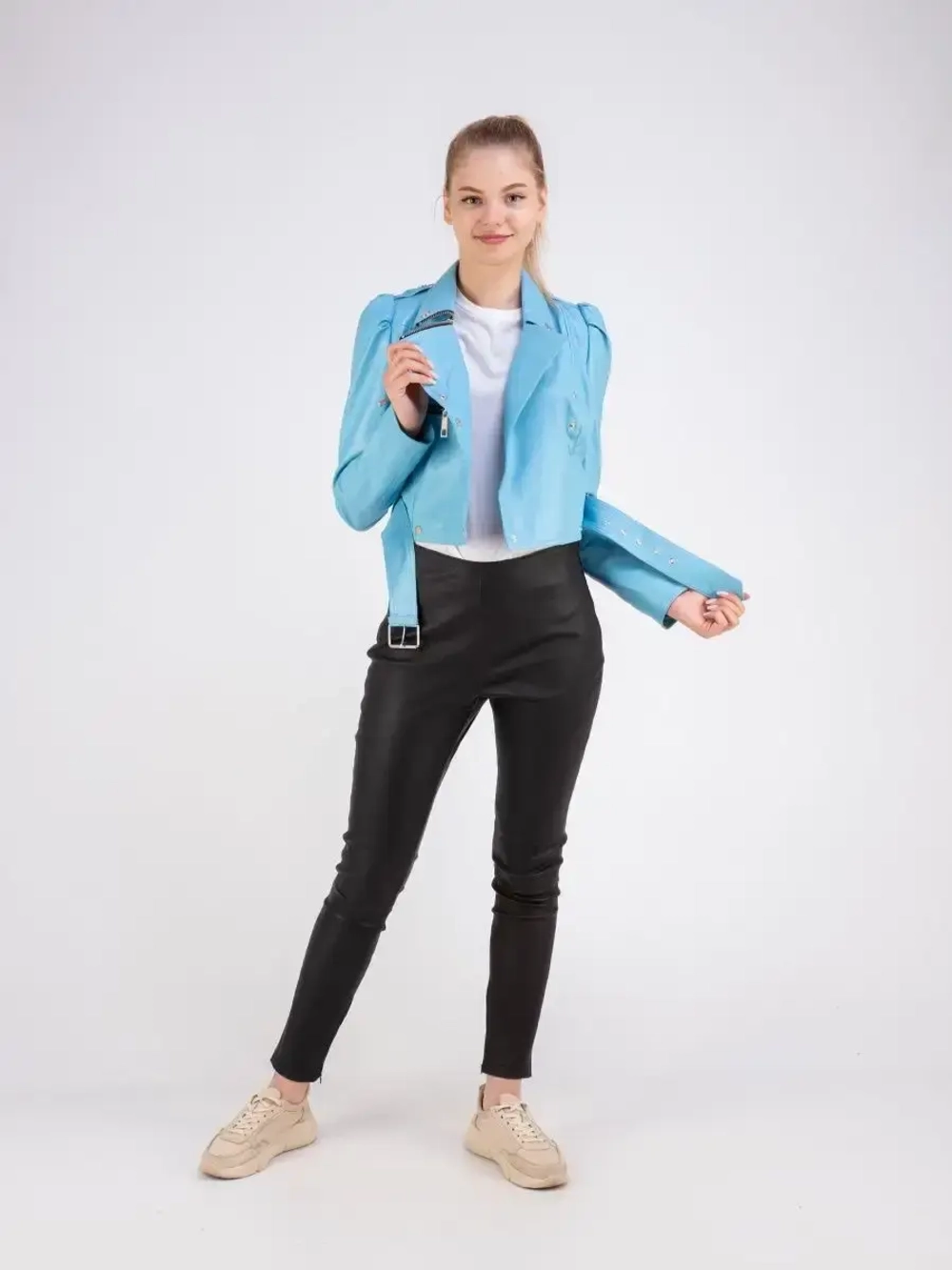 Куртка женская из натуральной кожи