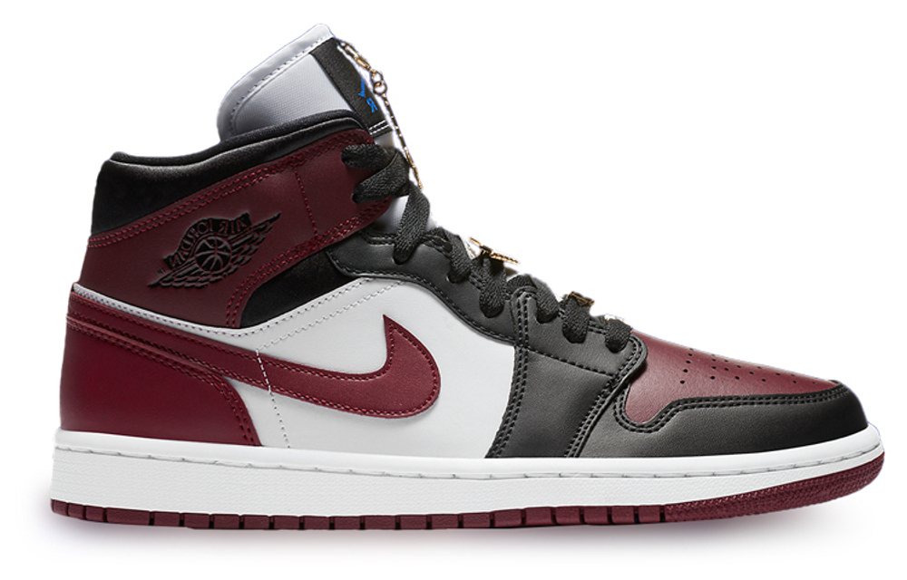 Кроссовки Jordan Air Jordan 1 Mid "Maroon" (Женская размерная сетка)