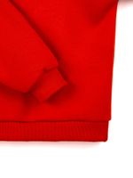 Худи оверсайз с печатью "ТОМАТ" утепленное