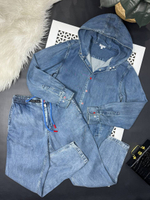 Джинсовый костюм Kiton