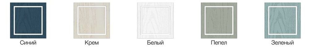 Модульный кухонный гарнитур «Гранд» 2100мм (Синий/Белый)