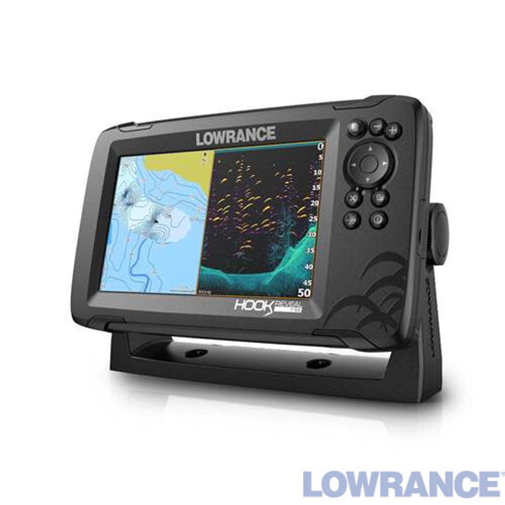 Эхолот Lowrance HOOK Reveal 7 с датчиком HDI 50/200