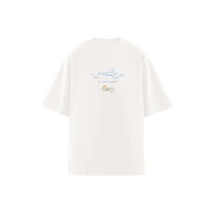 Футболка Called a Garment Doodle Chump T-Shirt "Milk"