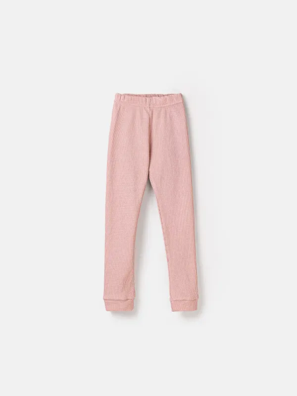 Пижама из вафельной ткани 