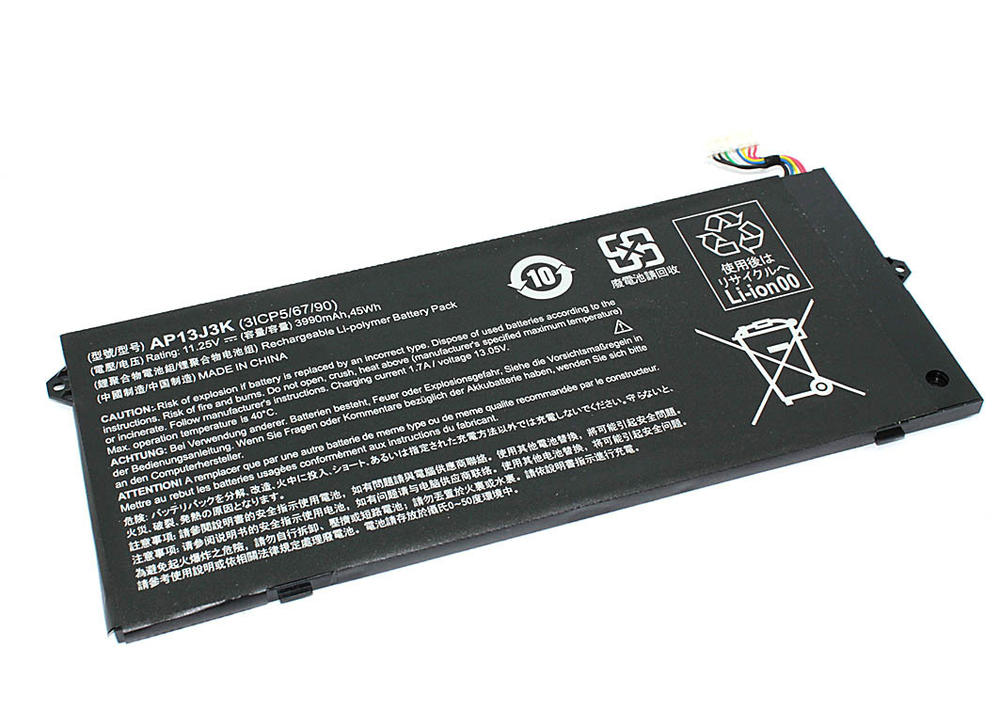 Аккумуляторная батарея для ноутбука Acer Chromebook 11 C732 (AP13J4K) 11,25V 3920mAh