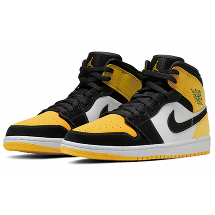 Кроссовки Air Jordan 1 Mid SE Yellow Toe