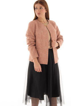 Жакет женский 4724з, Пудровый #323Пуд044724з