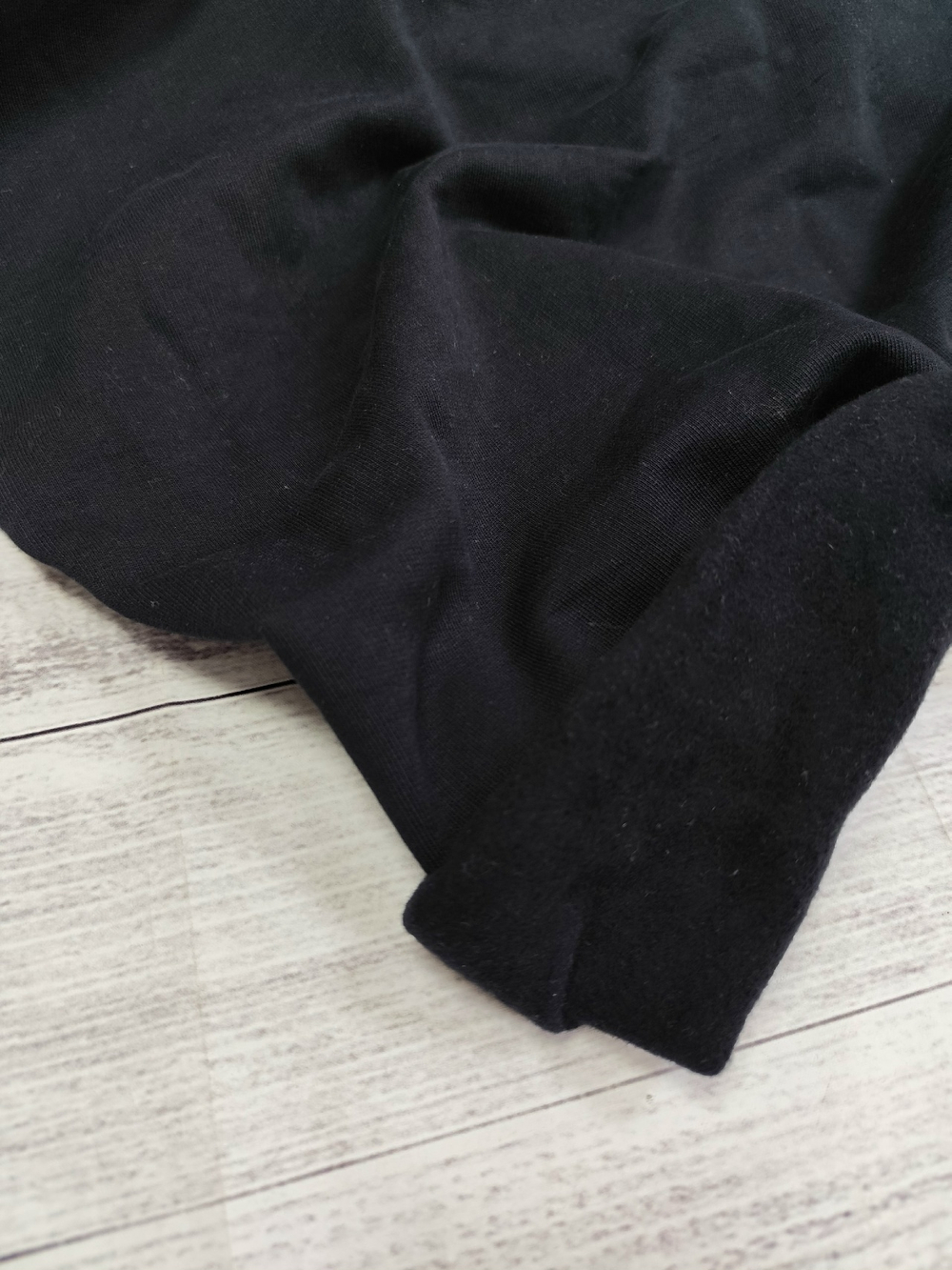 Футер 3-х нитка стриженный начес / Черный