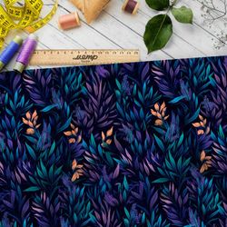 Ткань премиум атлас таинственная трава