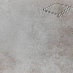 Stroeher - Keraplatte Aera Т 705 beton 294х340х35х11 артикул 9430 - Клинкерная ступень прямоугольная рядовая Loftstufe