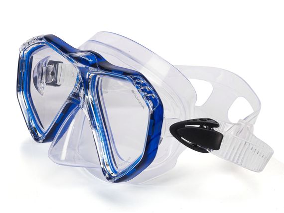 Маска детская Salvimar Victoria синяя