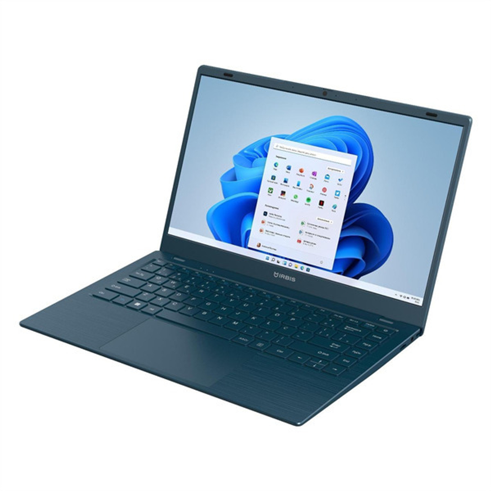 Ноутбук  Irbis 14NBC1003 14 ", Celeron, 4 Гб RAM, 128 Гб SSD, UHD Graphics 600, Синий