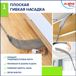 Пипидастр (сметка-метелка) 3 насадки: метелка щетка швабра рукоятка 40-208 см LAIMA HOME