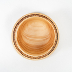 Бульонная пара Art of Siberia из Сибирского Кедра бульонница и сервировочная тарелка TN64