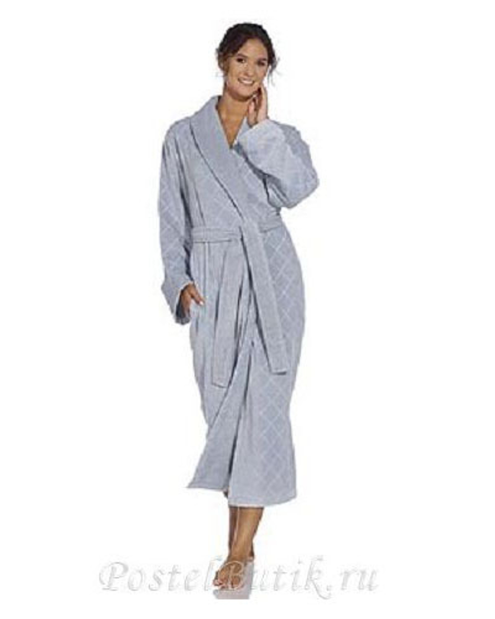 Халат Vossen Doreena голубой Австрия