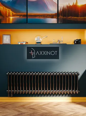 Axxinot Sentir 2037 - двухтрубный трубчатый радиатор высотой 370 мм, боковое подключение