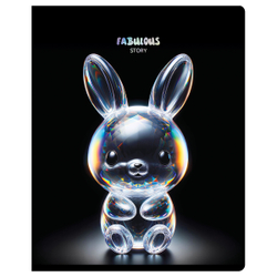 Тетрадь 48л., А5, клетка BG "Glow", тиснение фольгой Т5ск48_тф 60332