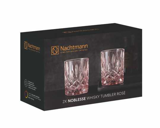Nachtmann Noblesse - Набор низких стаканов 2 шт., розовый, 295мл h=102мм d=82мм